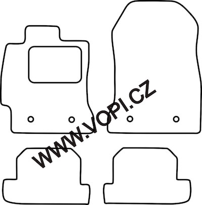 Autokoberce Subaru BRZ 2012 - Autofit (4432)